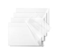 Mr. Pen- Transparent Sticky Notes, 5"x7", 200 Sheets, White, See Through Sticky Notes, Stocky Notes for Bible Journaling