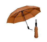 Mr. Pen- Windproof Travel Umbrella, Automatic Umbrellas for Rain, Compact, Tawny Glow, 42 inches, Modern