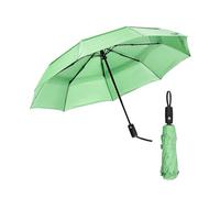 Mr. Pen Windproof Travel Umbrella - Light Green, Automatic, Compact, Rain & Windproof