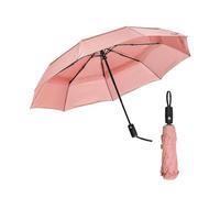 Mr. Pen- Windproof Travel Umbrella, Light Pink, Automatic, Compact, Rain Umbrella