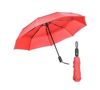 Mr. Pen- Windproof Travel Umbrella, Small Water-Resistant Automatic Folding Umbrella for Rain and Sun, Light, Compact and Portable for Women & Men, Fits Car & Backpack, Radiant Rouge, 42 inches