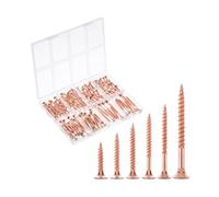 Mr. Pen- Wood Screws Assortment Kit, 152 pcs, 6 Sizes, Rose Gold Wood Screws Phillips Tips, Assorted Screws, Screw Assortment, Screw Set Assortment, Assorted Wood Screws Set, Flat Head Screws