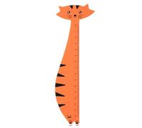 Mr. Pen- Wooden Ruler, 15cm, Tiger, Mini School Ruler, Standard Metric