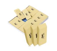 MR. PEN Yellow Pencil Erasers, 12 Piece Pack, Large School Pad Eraser, Smooth on Paper and Stain Resistant