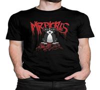 Mr Pickles Dog Metal Skull Good Round Neck Short Sleeve Mens T-Shirt Black
