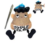 Mr Plucky | Funny Hair Plucking Fidget Toy with Tweezers | Novelty Gag Toy for Halloween