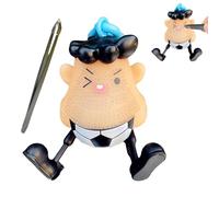 Mr Plucky Toy | Hair Pluck Toy | Funny Hair Plucking Fidget Toy with Tweezers | Funny Skin Hair Plucking Keychain | Plucking Hair Toy | Novelty Gag Toy for Halloween