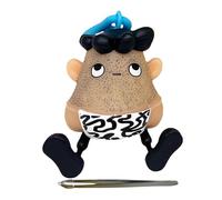 Mr Plucky Toy, Picking Fidget Toy, Hair Plucking Toy with Tweezers, Skin Hair Plucking , Novelty Hair Picking Fidget Toys, Trichotillomania Fidget Toys for Kids Adults