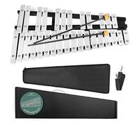 Mr.Power 30 NOTES Foldable Glockenspiel Xylophone Vibraphone Percussion Instrument Musical Instrument with Mallet, Mallet Mute Cover, Carrying Bag, Carrying Box