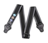 Mr.Power Guitar Strap 36.6in - 65in with 3 Pick Holders for Electric/Acoustic Guitar