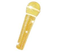Mr.Power Microphone Grille Head Mesh + Rhinestone Mic Handle Cover Compatible with Shure SM58 SM58S SM58LC BETA58 BETA58A, Easy Installation and Disassembly