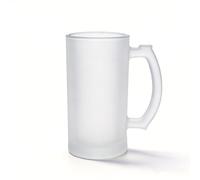MR.R 16oz Sublimation Blanks Frosted Glass Mug,Coffee Mugs with Handle for Heat Thermal Coating Transfer