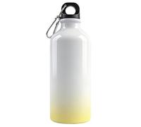 MR.R 20oz 600ml Sublimation Lower Gradient Yellow White Blank Aluminum Sports Bottle for Sublimation Printing