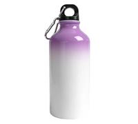 MR.R 20oz 600ml Sublimation Upper Gradient Purple White Blank Aluminum Sports Bottle for Sublimation Printing