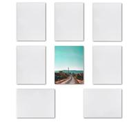 MR.R 8 Pack Sublimation Blanks 6x8 White Glossy Ceramic Tiles Crafts for Heat Press Transfer Printing Customized Photo Frame Novelty for Wedding, Birthday Gift, Decoration (15x20cm)