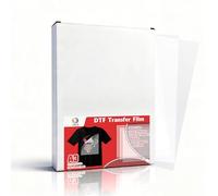 MR.R DTF Transfer Film 100 Sheets A3 Double Sided Clear Pretreat Sheets PET Heat Transfer Paper Direct to T Shirts