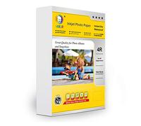 MR.R Photo Paper, 180 GSM, Glossy Finish, 4x6 inch, 100 Sheets, Compatible with Epson Canon Inkjet Printers