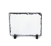 MR.R Sublimation Blanks Rectangular Rock Slate Photo 20 x 30 cm Plaque Picture Frame, Customized Photo Frame Novelty For Wedding,Birthday,Baby Birth,7.8''x11.8''