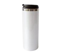 MR.R Sublimation Blanks Stainless Steel Double Wall Water Bottle Travel Straight Cup Mug 450ml for Heat Press Printing