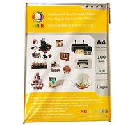 MR.R Sublimation Heat Transfer Paper 110gsm with A4 x100 Sheets for Ceramic Mug and Stiff Substrate Materials Suitable for Epson and Sawgrass Sublimation Printer