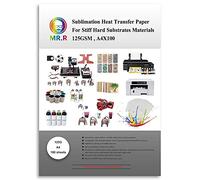 MR.R Sublimation Heat Transfer Paper 125gsm with A4 210 x 297mm Pack of 100 Sheets for Ceramic Mug and Hard Stiff Substrate Materials Suitable for Epson and Sawgrass Sublimation Printer