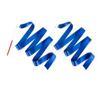 Mr Rex 2PCS Navy Blue Dance Wands Ribbon Streamers for Boys Girls Toddler Gymnastics, Kids Worship Praise Dance, Pretend Play, Ribbon Twirling, Talent Show, Outdoor Garden Toys