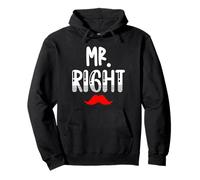 Mr Right Mrs Always Right Couple Pullover Hoodie