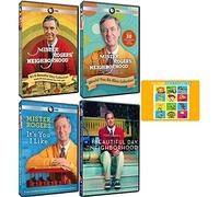 Mr Rogers' A Beautiful Day in the Neighborhood Movie and TV Series 60 Episodes and Tribute DVD Collection with Bonus Art Card