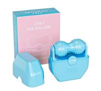 Mr.roller Ice Roller for Face and Eyes, Ice Face Roller 2 in 1, Ice Roller Massage Eyes Facial Beauty for Women Men Reduce Puffiness Shrink Pores Improve Skin Elasticity (Blue)