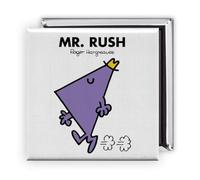 Mr. Rush Magnet - 2x2 Inch Glossy Rectangular Fridge Magnet | Official Mr Men Gift | Proudly Made in the UK | Fun Home or Office Accessory with Branded Packaging