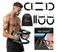 Mr Sculpt Gorilla Bar 90-120lb, Adjustable Twister Arm Trainer for Chest Workout. Muscle Trainer for Enhancing Upper Body Muscle. Home Gym Equipment for Body Strength. Portable Power Twister bar