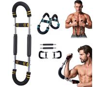 Mr Sculpt Gorilla Bar, Mr. Sculpt - Official Gorilla Bar, Mr Sculpt Gorilla Bar For Chest Workout, 40-100lb Adjustable Twister Arm Trainer, for Home Workout Equipment (Gold)
