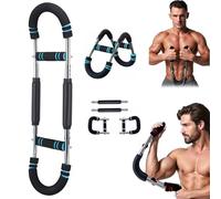 Mr Sculpt Gorilla Bar, Mr. Sculpt - Official Gorilla Bar, Mr Sculpt Gorilla Bar For Chest Workout, 40-100lb Adjustable Twister Arm Trainer, for Home Workout Equipment (Blue)
