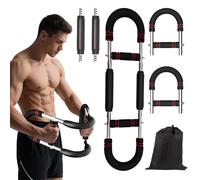 Mr Sculpt Gorilla Bar, U-Shape Twister Arm Trainer, 35-180lbs Adjustable Forearm Strengthener, Chest Exerciser for Men, Gorilla Bar Chest Exercise Equipment (Red,80-110 lbs)