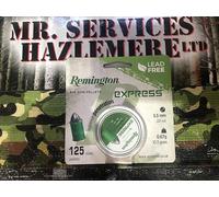 MR SERVICES HAZLEMERE LTD - REMINGTON EXPRESS LEAD FREE 22-5.5mm ZINC Air Rifle Pellets Tin of 125.