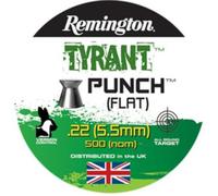 MR SERVICES HAZLEMERE LTD - REMINGTON TYRANT PUNCH FLATHEAD .22-5.5mm AIRGUN - AIR RIFLE PELLET TIN OF 500