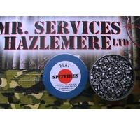 MR SERVICES HAZLEMERE LTD - SPITFIRE FLAT HEAD 22-5.5mm AIRGUN - AIR RIFLE PELLET TIN OF 500
