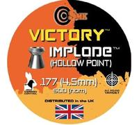 MR SERVICES HAZLEMERE LTD - VICTORY IMPLODE HOLLOW POINTED 177-4.5mm AIRGUN - AIR RIFLE PELLET TIN OF 500