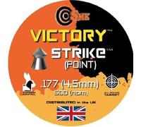 MR SERVICES HAZLEMERE LTD - VICTORY STRIKE POINTED 177-4.5mm AIRGUN - AIR RIFLE PELLET TIN OF 500