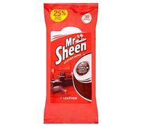 Mr Sheen Leather Wipes with Lanolin Known for Condition and Protect for Jacket and Sofas, 30 Wipes