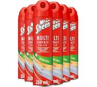 Mr Sheen Multi-Surface Polish Spring Fresh 250ml Pack of x 6 - packaging may vary