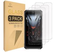 Mr.Shield Screen Protector compatible with Doogee Fire 6 Max [Tempered Glass] [3-PACK] [Japan Glass with 9H Hardness]