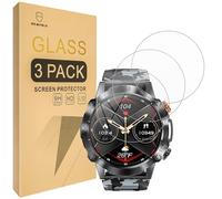 Mr.Shield Screen Protector compatible with GLONHI K59 Pro/SIEMORL ST19 / LIGE ST19 / ESFOE ST19 / LIGE K59, K59 / ST19 1.43" Smartwatch [Tempered Glass] [3-PACK] [Japan Glass with 9H Hardness]