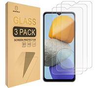 Mr.Shield Screen Protector For Samsung Galaxy M23 / Galaxy F23 [Tempered Glass] [9H Hardness] [3-Pack] Screen Protector