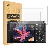 Mr.Shield Screen Protector For Sony Alpha ZV-E10L ZVE10L Camera [Tempered Glass] [9H Hardness] [3-Pack] Screen Protector