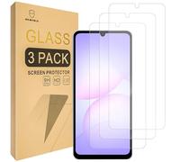 Mr.Shield Tempered Glass Screen Protector for Samsung Galaxy A07/A08 4G&5G | 3-Pack Japan Glass with 9H Hardness