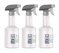 MR.SIGA 16 oz Empty Plastic Spray Bottles for Cleaning Solutions, 3 Pack