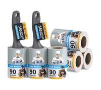 MR.SIGA Lint Rollers for Pet Hair Extra Sticky, 540 Sheets, Lint Remover for Clothing, Furniture, Pet Hair Remover with Easy Tear Sheets