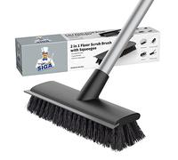 MR.SIGA Floor Scrub Brush with Long Handle for Cleaning Cleaning Bathroom