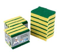 MR.SIGA Heavy Duty Scrub Sponges, Dishwashing Sponges, 24 Count